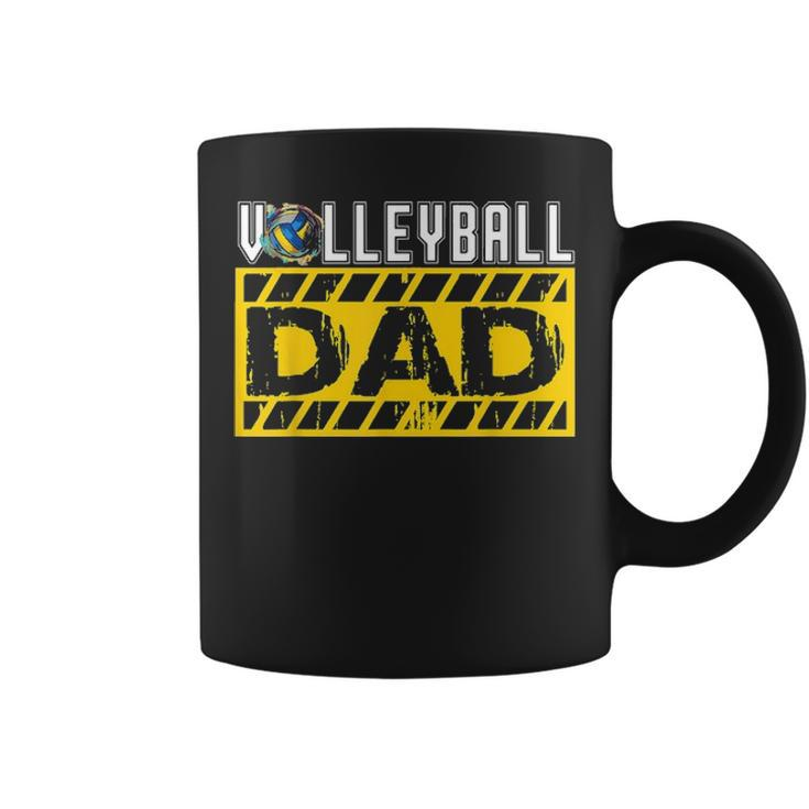 Volleyball Dad For Men Fathers Day Birthday Coach Gift Coffee Mug