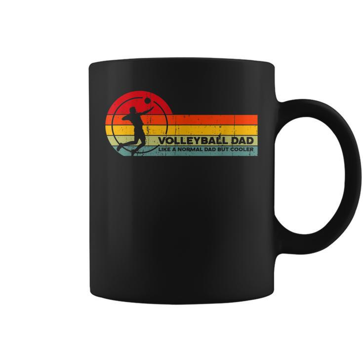 Volleyball Dad Like Normal But Cooler - Funny Volleyball Dad  Coffee Mug