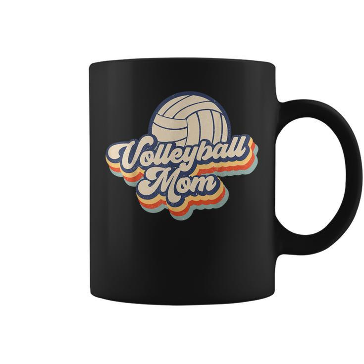 Volleyball Mom Mama Mothers Day Vintage Retro Funny Women  Coffee Mug