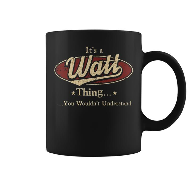 Wat Personalized Name Gifts  Name Print S  With Name Watt Coffee Mug