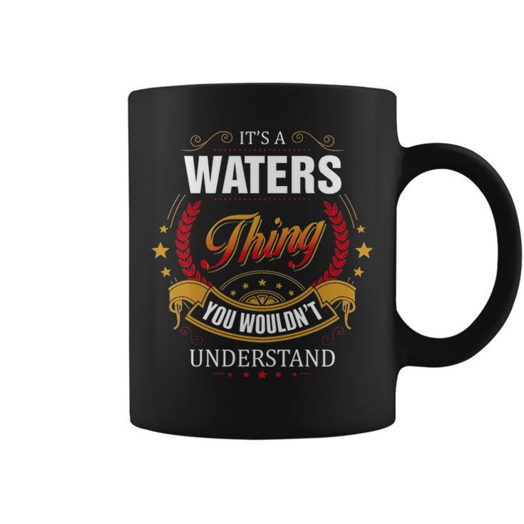 Waters Family Crest Waters Waters Clothing WatersWaters T Gifts For The Waters Coffee Mug