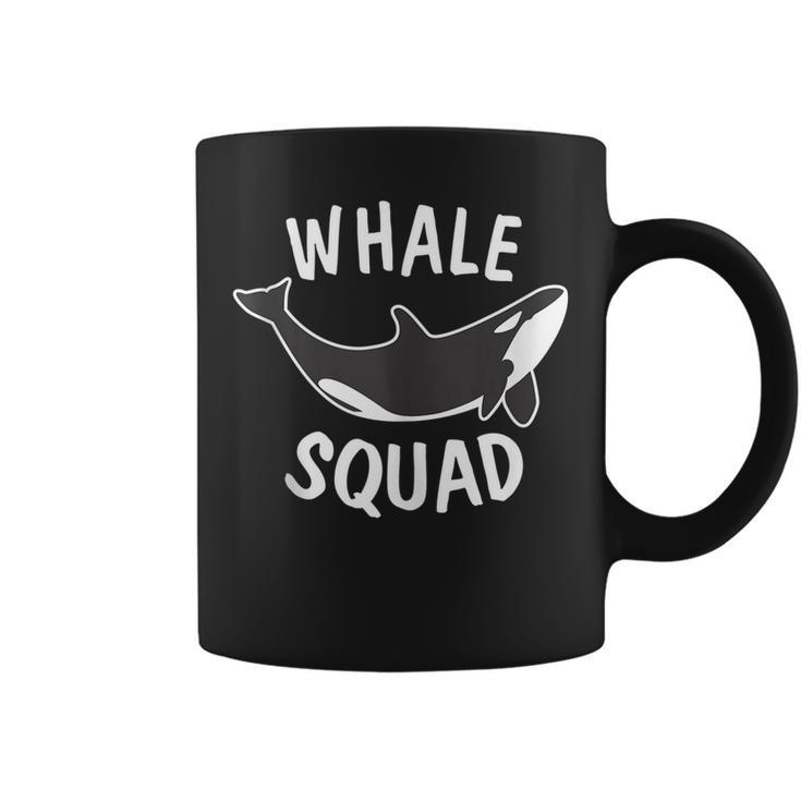 Whale Squad Funny Marine Animal Whale Lover  Coffee Mug