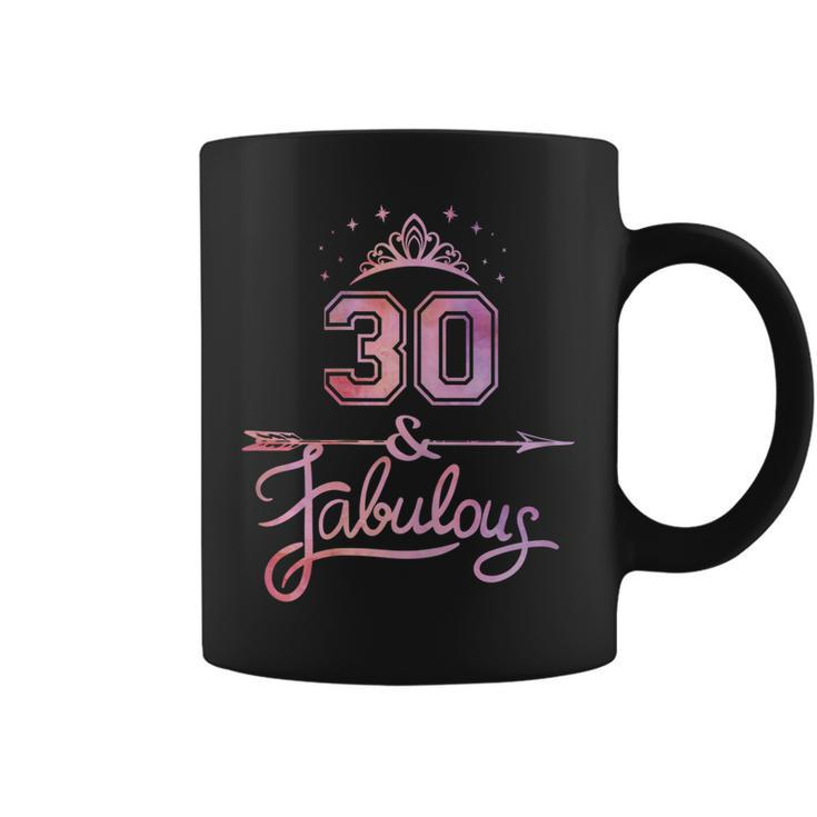Women 30 Years Old And Fabulous Happy 30Th Birthday Coffee Mug