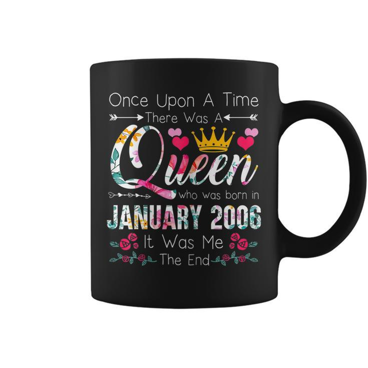 Womens 17 Years Birthday Girls 17Th Birthday Queen January 2006  Coffee Mug