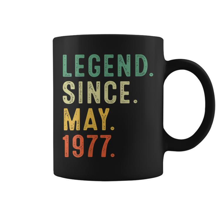 Womens 46 Years Old Gifts Legend Since May 1977 46Th Birthday  Coffee Mug