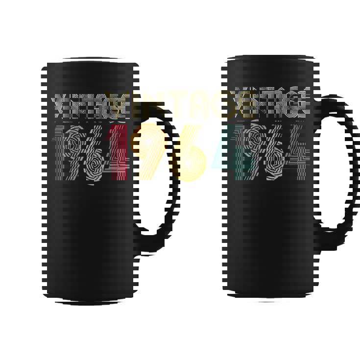 Womens 58Th Birthday Gift Men Women Vintage 1964 Retro Born  Coffee Mug