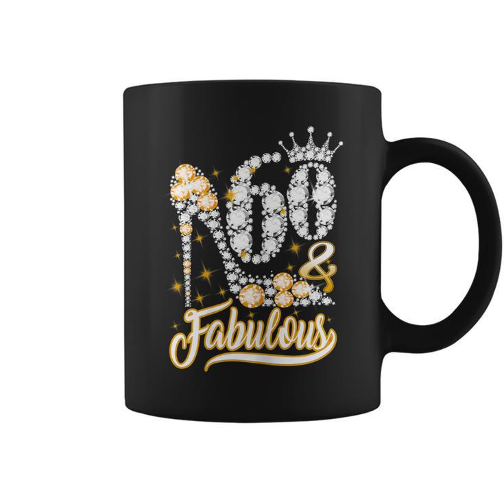 Womens 60 And Fabulous 60Th Birthday Diamond Gift For Women Coffee Mug