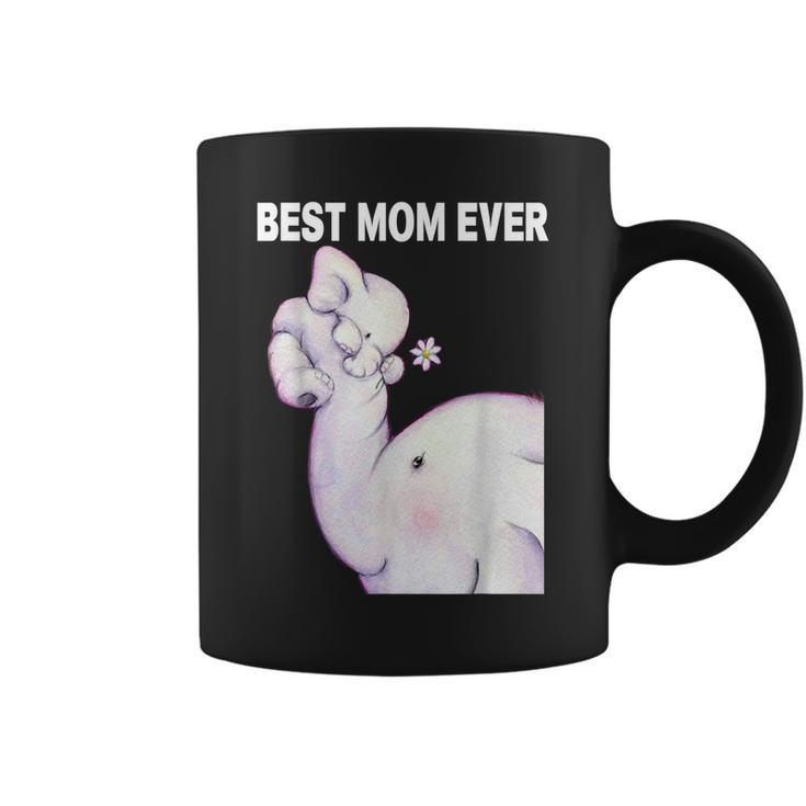 Womens Best Mom Ever Elephant Mothers Day Tshirt For Mother Coffee Mug
