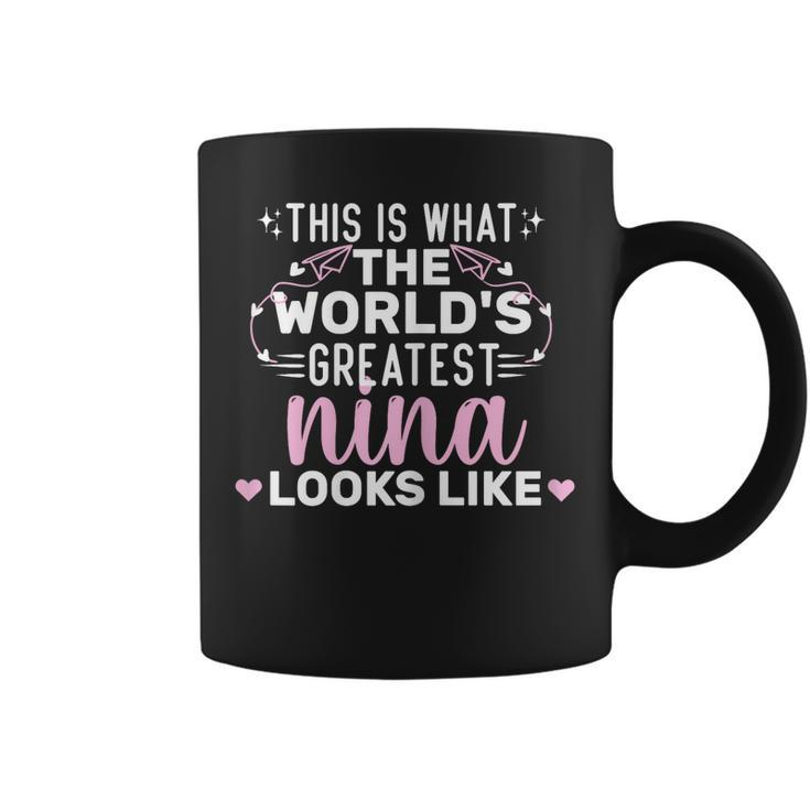 Womens Best Mom In The World Best Nina Mother Women Mothers Day  Coffee Mug