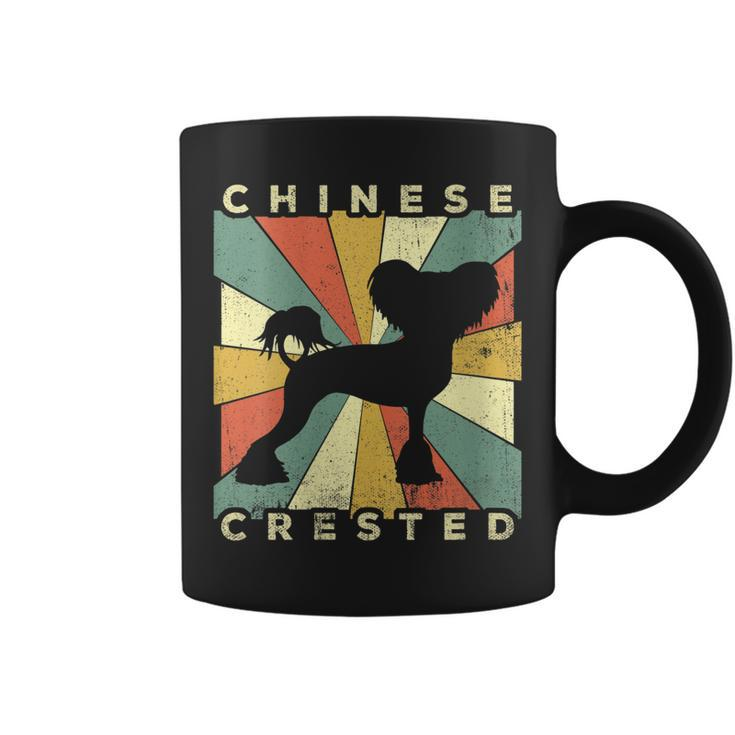 Womens Chinese Crested Dog Retro 70S Vintage Gift  Coffee Mug
