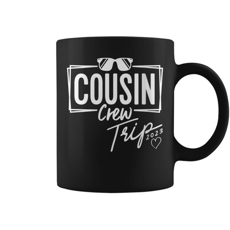 Womens Cousin Crew Trip 2023 Retro Reunion Matching Family Group  Coffee Mug