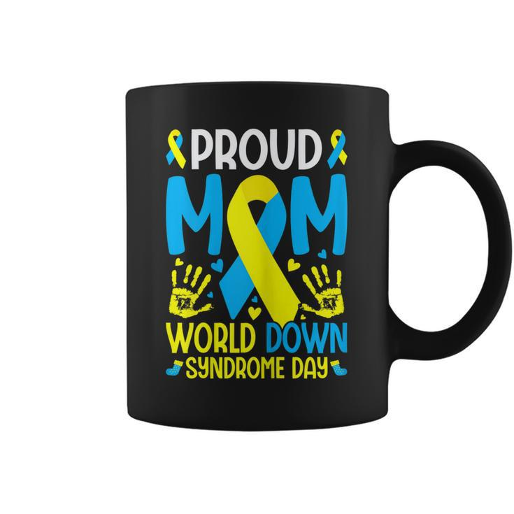 Womens Down Syndrome Mom Ribbon World Down Syndrome Awareness Day  Coffee Mug