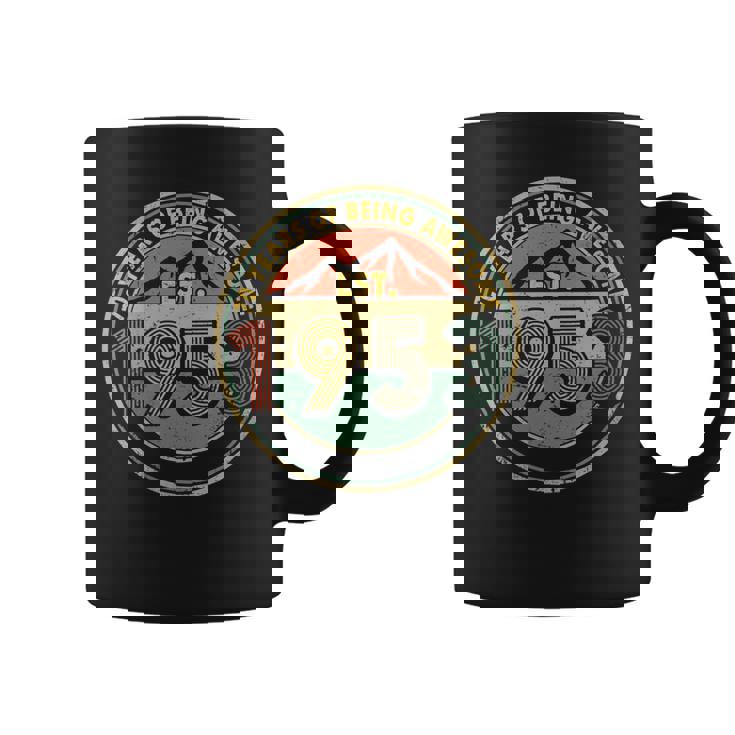 Womens Est Vintage 1953 70Th Birthday Retro 70 Year Old Men Women  Coffee Mug