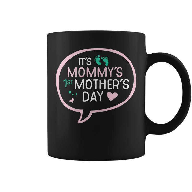 Womens First Mothers Day Shirt Pregnancy Announcement Gift Coffee Mug