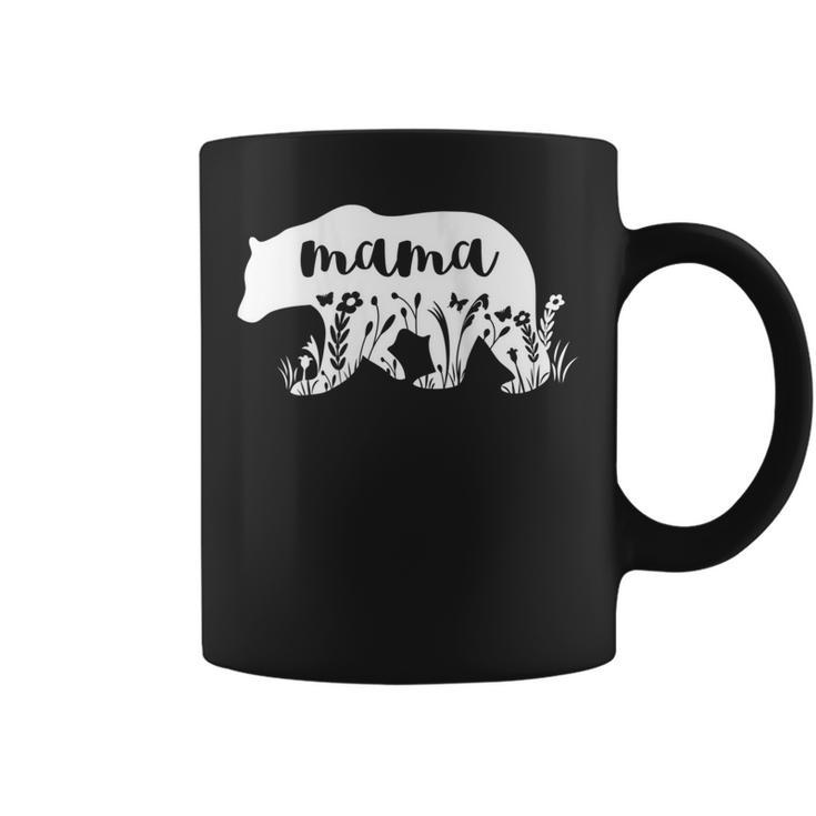 Womens Floral Mama Bear | Best Mom | Funny Trending Mothers Day Tank Top Coffee Mug