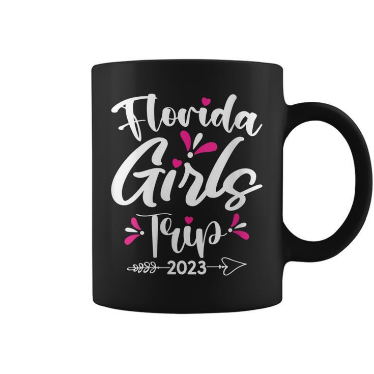 Womens Florida Girls Trip 2023 Cute Girls Weekend Road Trip  Coffee Mug