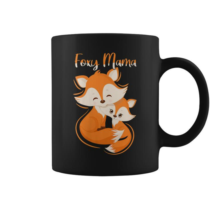 Womens Foxy Mama Cute Mom Quotes Who Love Foxes Mother´S Day  Coffee Mug