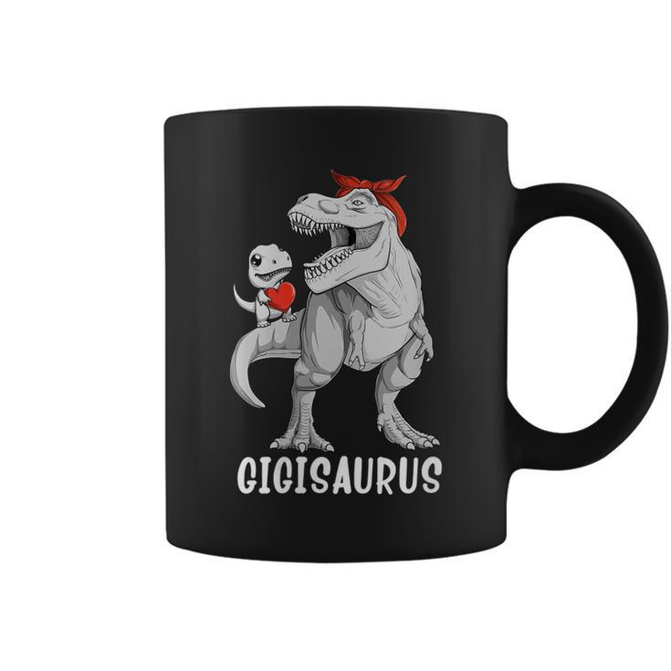 Womens Funny Gigisaurus Dinosaur Gigi T Rex Saurus Mothers Day  Coffee Mug