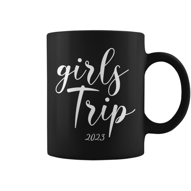 Womens Girls Trip 2023  Vacation Weekend Getaway Party Funny  Coffee Mug