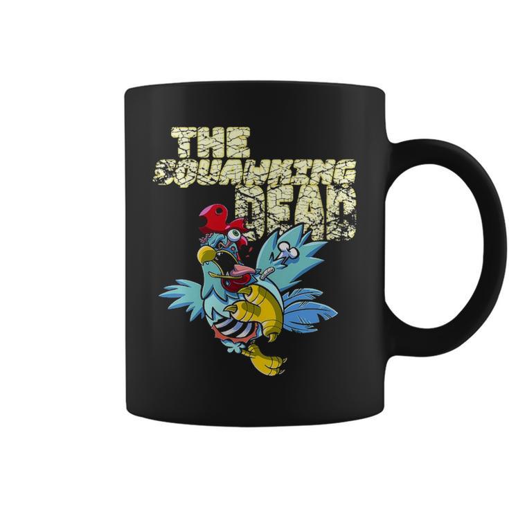 Womens Halloween Walking Zombie Dead Chicken Hen Costume Coffee Mug