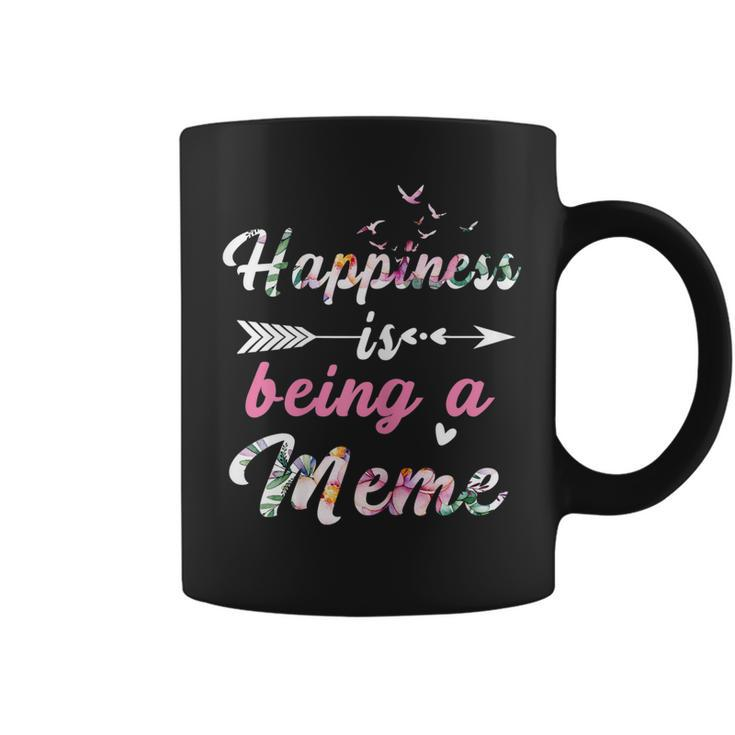 Womens Happiness Is Being A Meme T Shirt Gift Mothers Day Coffee Mug