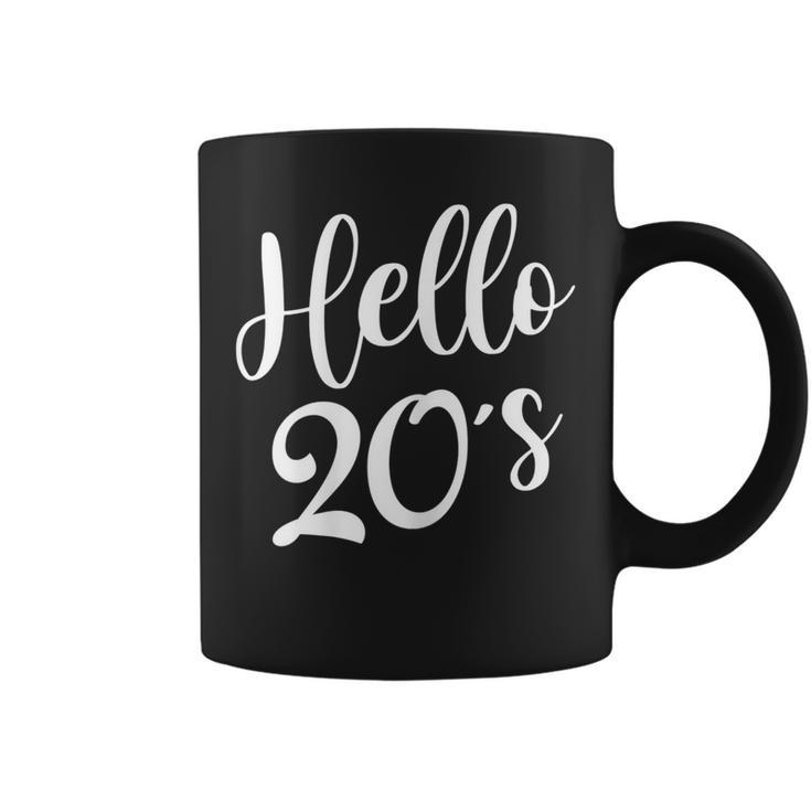 Womens Hello 20S Womens 20 Year Old 20Th Birthday Gift Bday Squad  Coffee Mug