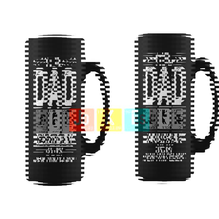 Womens I Tell Dad Jokes Periodically Element Chemistry Fathers Day Coffee Mug