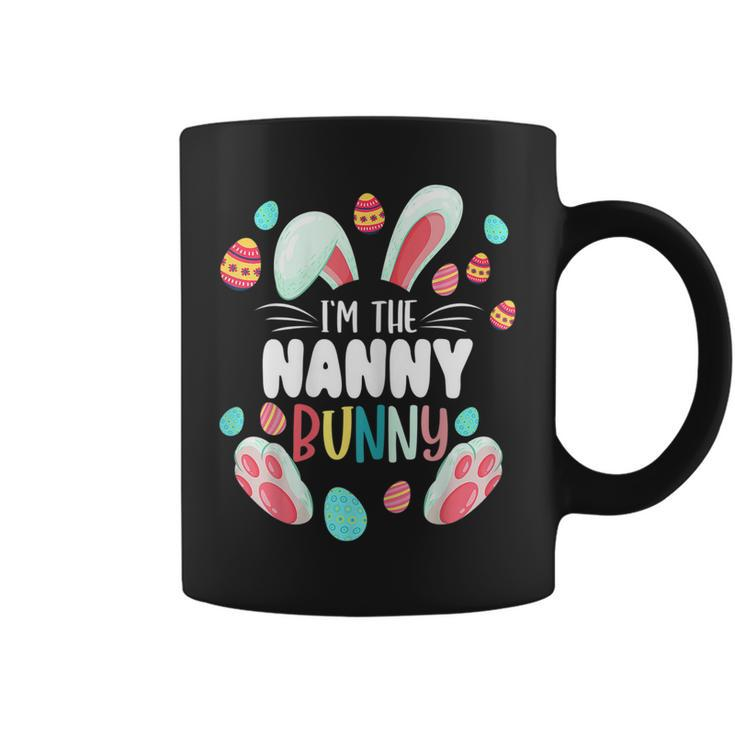 Womens Im The Nanny Bunny Cute Matching Family Easter Party  Coffee Mug