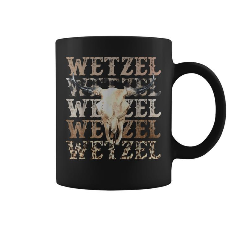 Womens Koe Western Country Music Wetzel Bull Skull  Coffee Mug