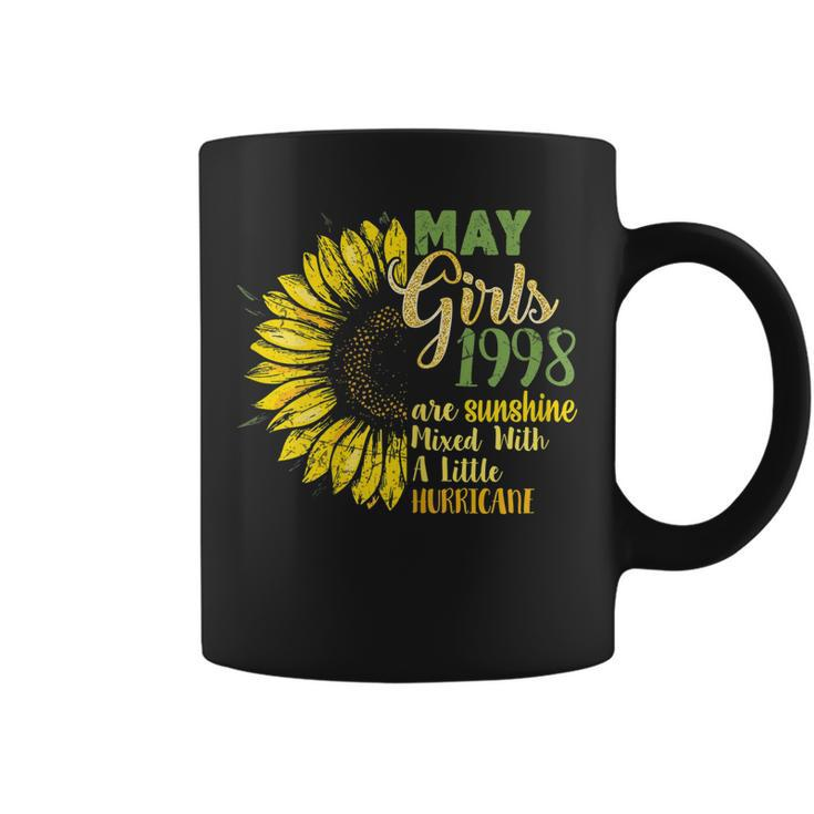 Womens May Girls 1998 Shirt 21St Birthday 1998 Birthday Shirt Coffee Mug