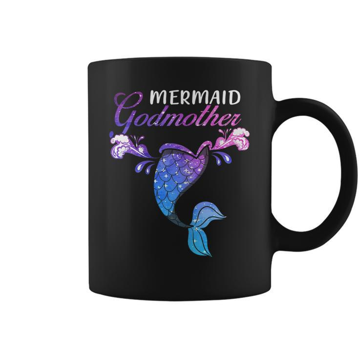 Womens Mermaid Godmother Mermaid Birthday Party Mothers Day Shirt Coffee Mug