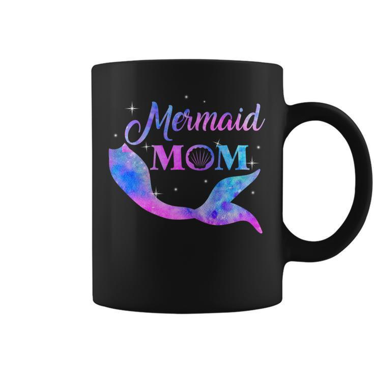 Womens Mermaid Mom Birthday Mermaid First Time Mommy New Mom Shirt Coffee Mug