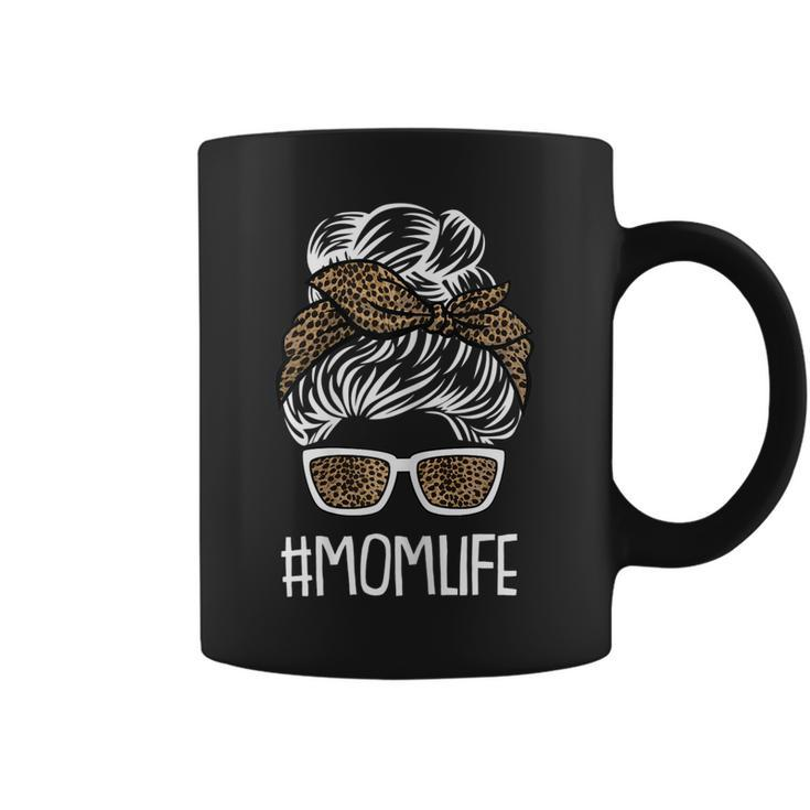 Womens Mom-Life Mothers-Day Leopard Print Mama Mommy Momma  Coffee Mug