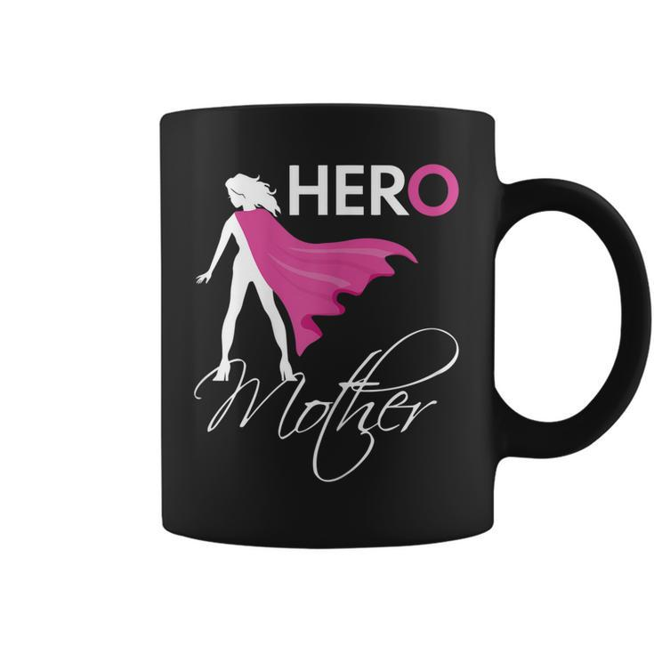 Womens Mothers Day Tshirt Matching Mom Daughter Shirt Hero Mother Coffee Mug