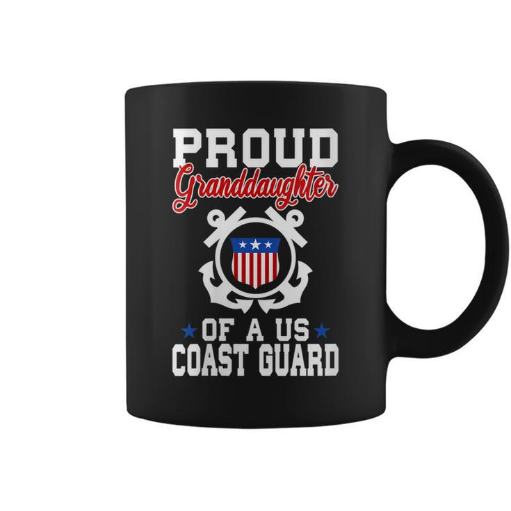 Womens Proud Us Coast Guard Granddaughter  Coffee Mug