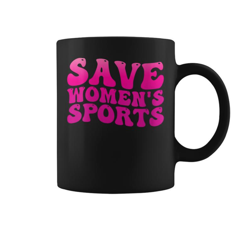 Womens Save Womens Sports Act Protectwomenssports Support Groovy  Coffee Mug