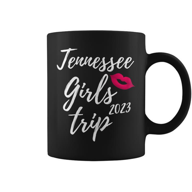 Womens Tennessee Girls Trip 2023 Bachelorette Vacation Fun Matching  Coffee Mug