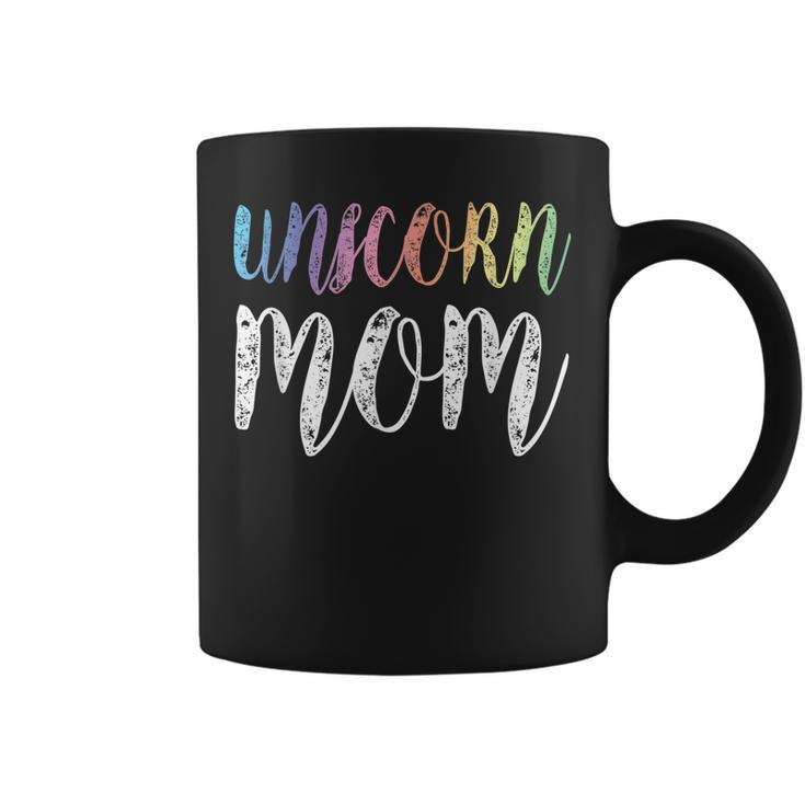 Womens Unicorn Mom Tshirt Mothers Day Coffee Mug