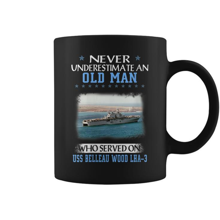 Womens Uss Belleau Wood Lha-3 Veterans Day Father Day  Coffee Mug