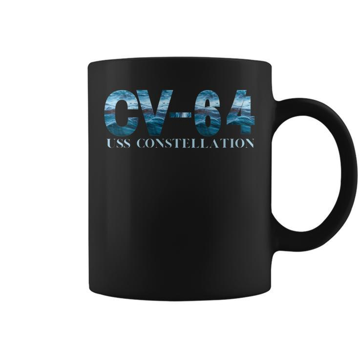 Womens Uss Constellation Navy Aircraft Carrier Ocean Design  Coffee Mug