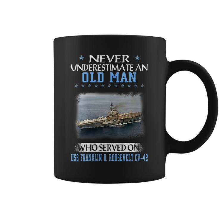 Womens Uss Franklin D Roosevelt Cv-42 Veterans Day Father Day Gift  Coffee Mug