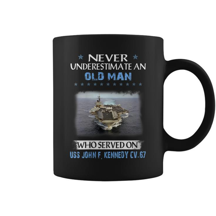 Womens Uss John F Kennedy Cv-67 Veterans Day Father Day Gift  Coffee Mug