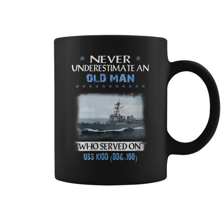Womens Uss Kidd Ddg-100 Destroyer Class Veterans Day Father Day  Coffee Mug