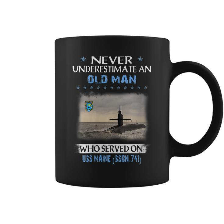 Womens Uss Maine Ssbn-741 Submarine Veterans Day Father Day  Coffee Mug