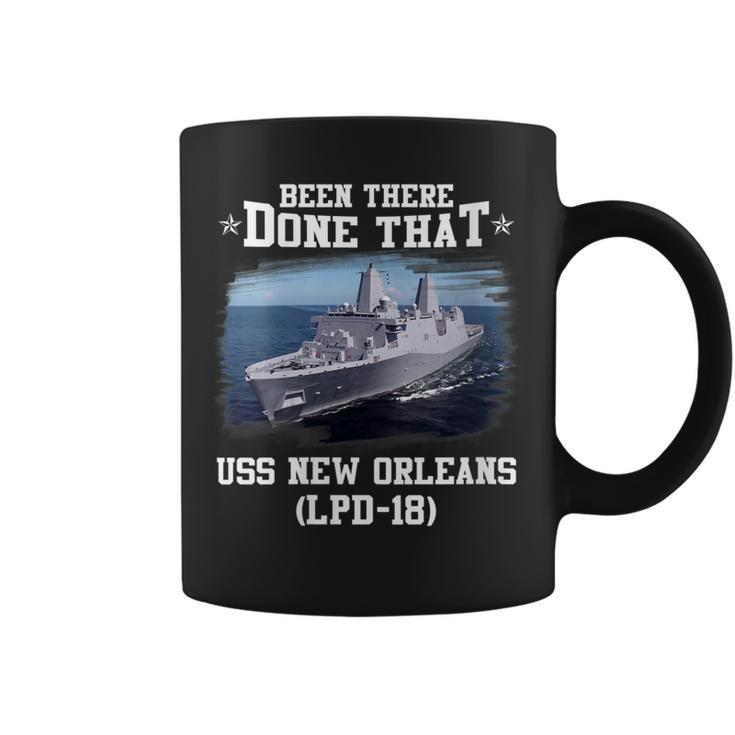 Womens Uss New Orleans Lpd-18 Veterans Day Father Day Gift  Coffee Mug