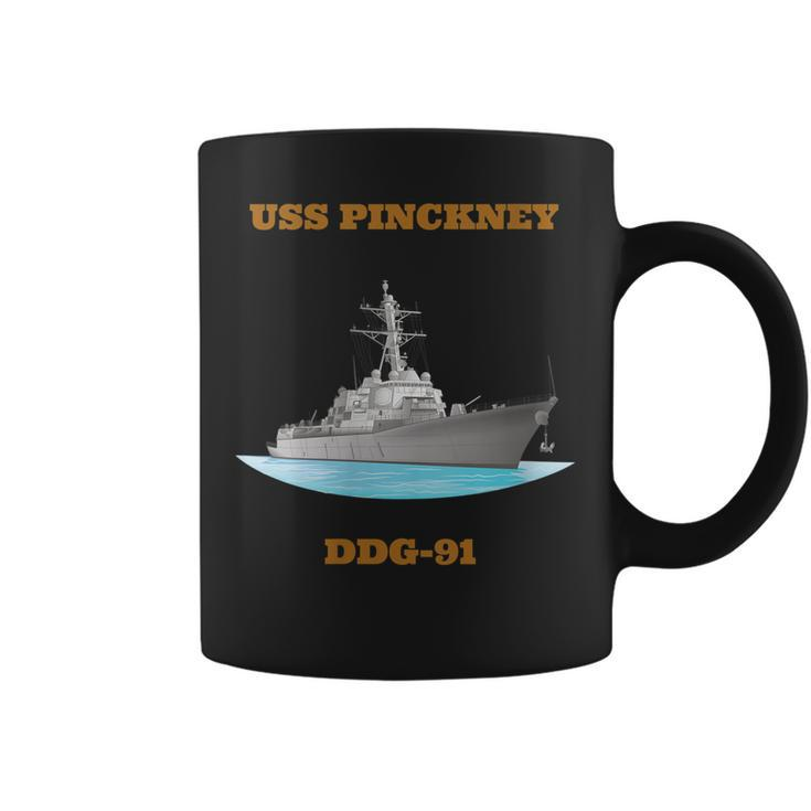 Womens Uss Pinckney Ddg-91 Navy Sailor Veteran Gift  Coffee Mug