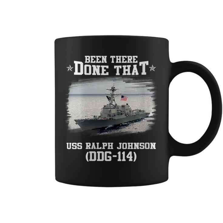 Womens Uss Ralph Johnson Ddg-114 Destroyer Class Veteran Father Day  Coffee Mug