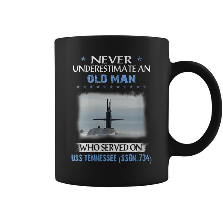 Womens Uss Tennessee Ssbn-734 Submarine Veterans Day Father Day  Coffee Mug