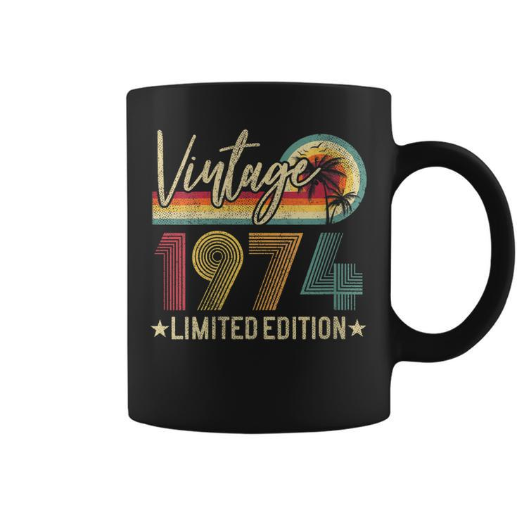 Womens Vintage 1974 49Th Birthday 49 Years Old Limited Edition  Coffee Mug