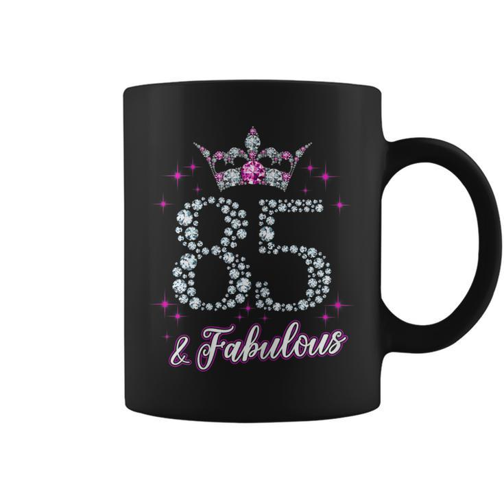 Womens Womens 85 And Fabulous 1935 85Th Birthday Gift   Coffee Mug